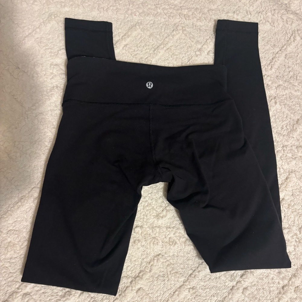 Lululemon Heather black Leggings Size 4